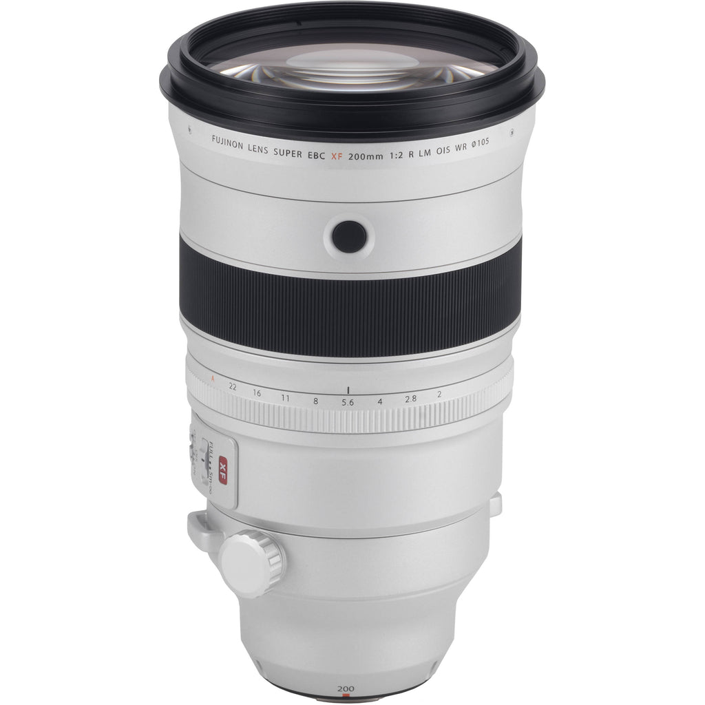 FUJIFILM XF200mm f/2 R LM OIS WR Lens with XF1.4X TC F2 WR – Silver