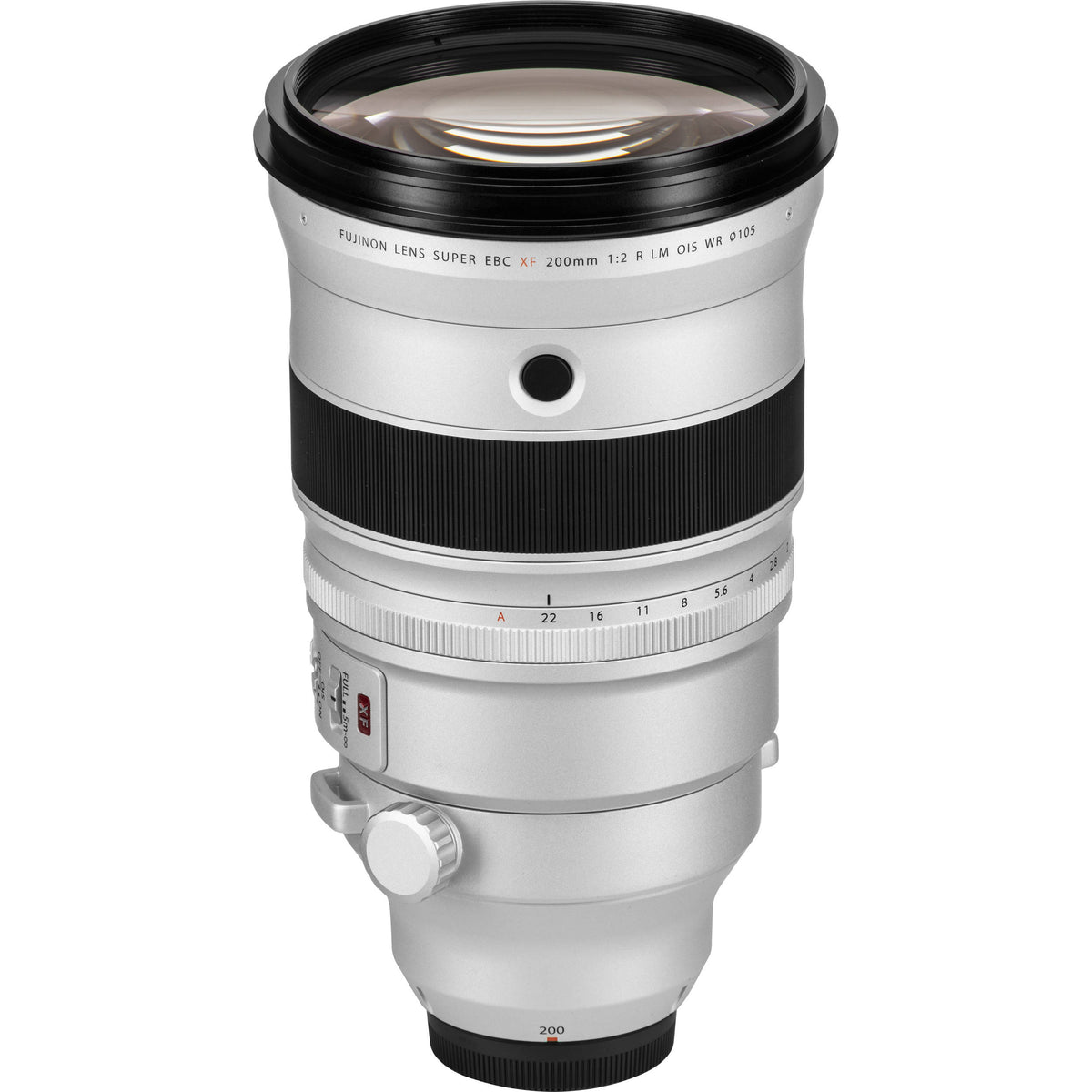 FUJIFILM XF200mm f/2 R LM OIS WR Lens with XF1.4X TC F2 WR – Silver