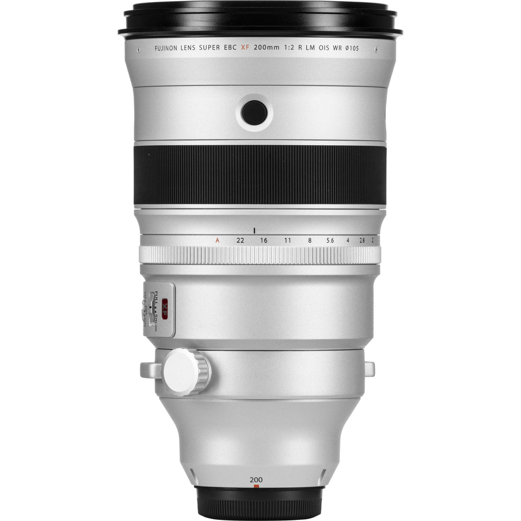 FUJIFILM XF200mm f/2 R LM OIS WR Lens with XF1.4X TC F2 WR – Silver