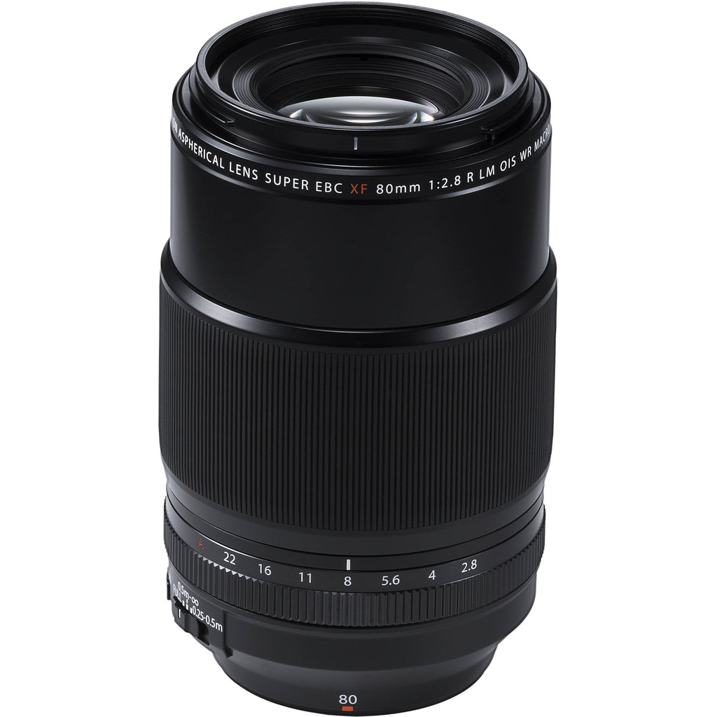FUJIFILM XF80mm f/2.8 R LM OIS WR Macro Lens – Black