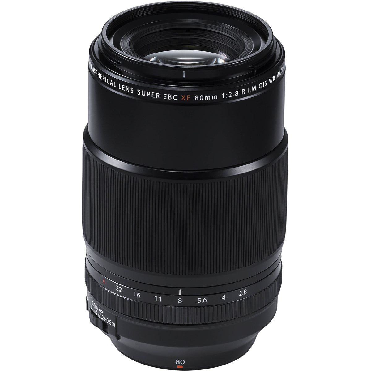 FUJIFILM XF80mm f/2.8 R LM OIS WR Macro Lens – Black
