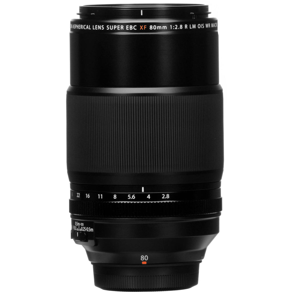 FUJIFILM XF80mm f/2.8 R LM OIS WR Macro Lens – Black