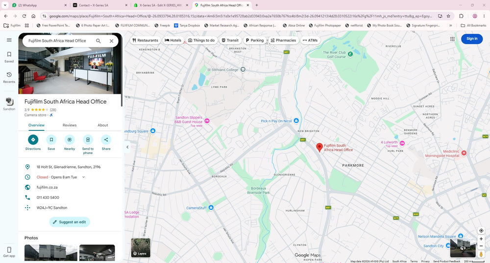 Showroom location