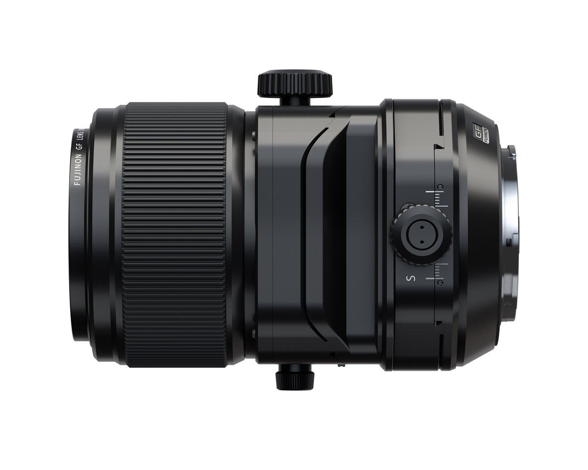 Fujifilm GF 110mm f/5.6 T/S Macro Lens, side profile