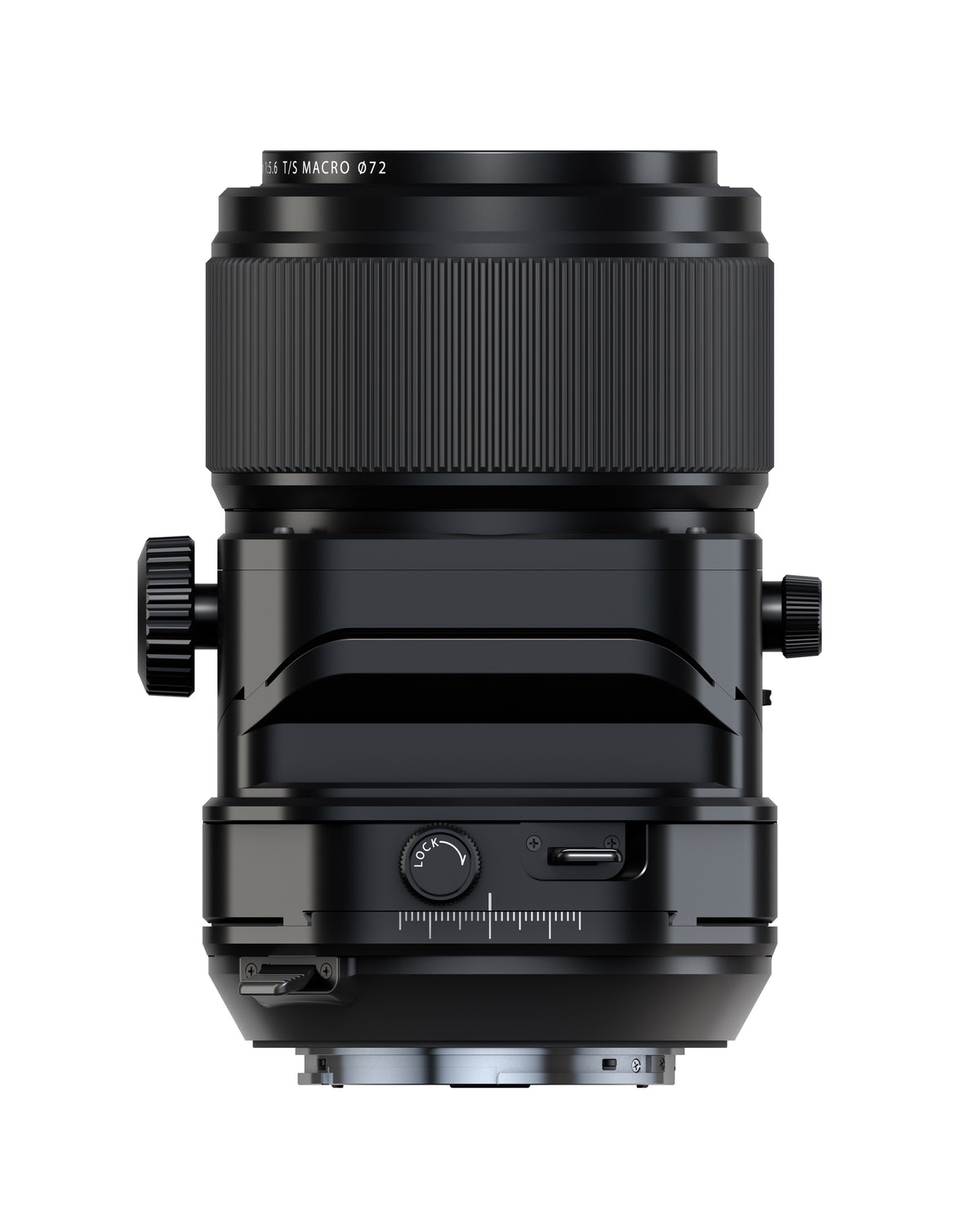 Fujifilm GF 110mm f/5.6 T/S Macro Lens, shift controls
