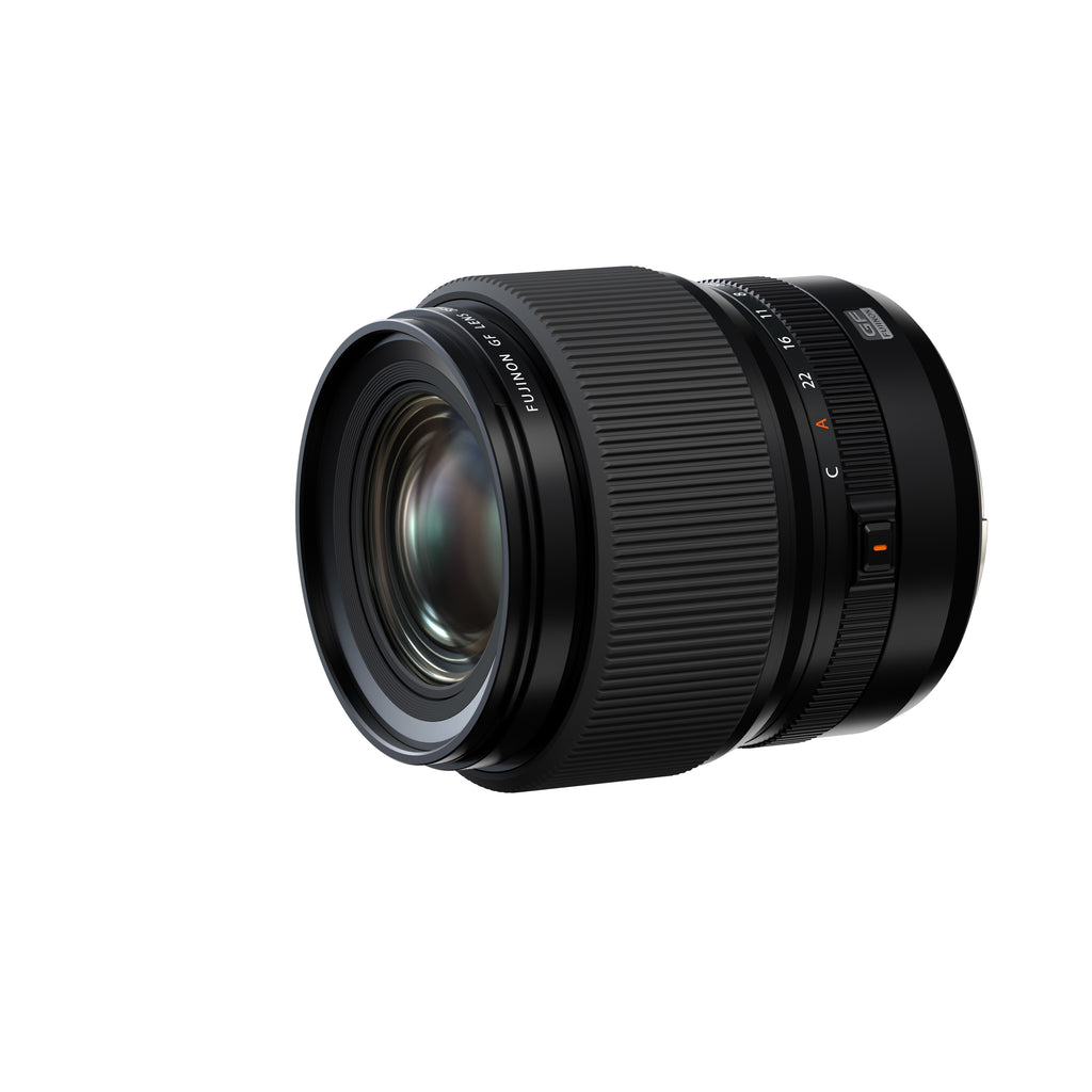 Fujifilm GF 55mm f/1.7 R WR Lens, angled view