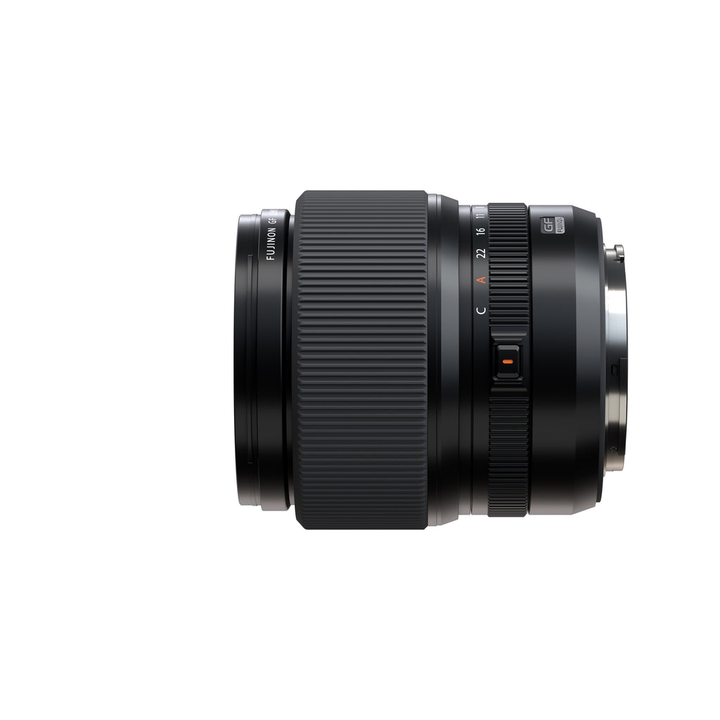 Fujifilm GF 55mm f/1.7 R WR Lens, side profile