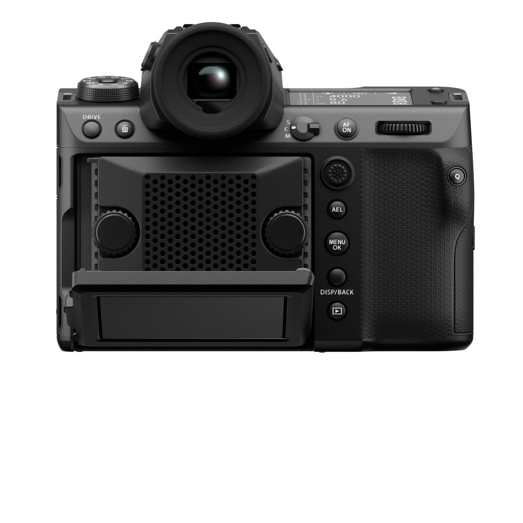 Fujifilm GFX100 II — rear view