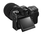 Fujifilm GFX100 II — rear view with GF32-64 lens