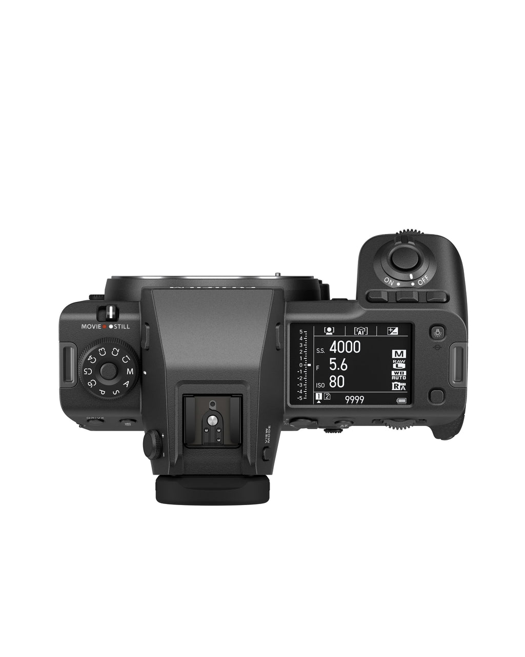Fujifilm GFX100 II — top plate