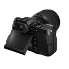 Fujifilm GFX100S II — rear view with GF32-64MM lens