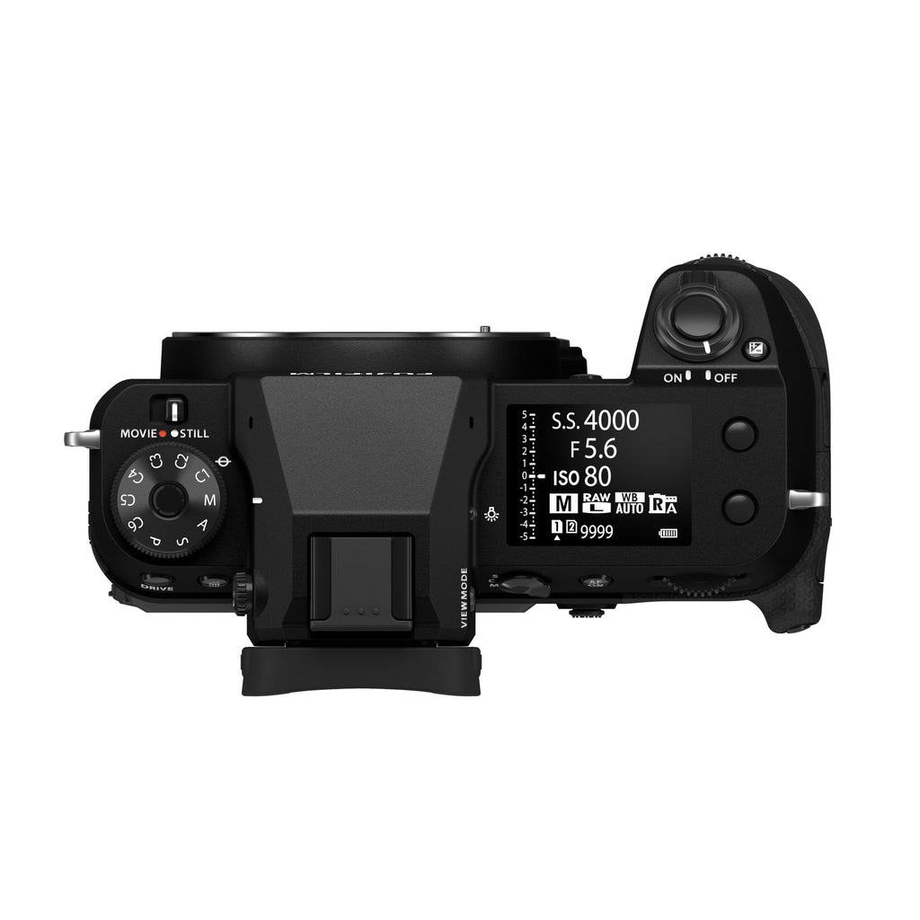 Fujifilm GFX100S II — top plate