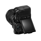 Fujifilm GFX100S II — front left three-quarter view with GF32-64MM lens