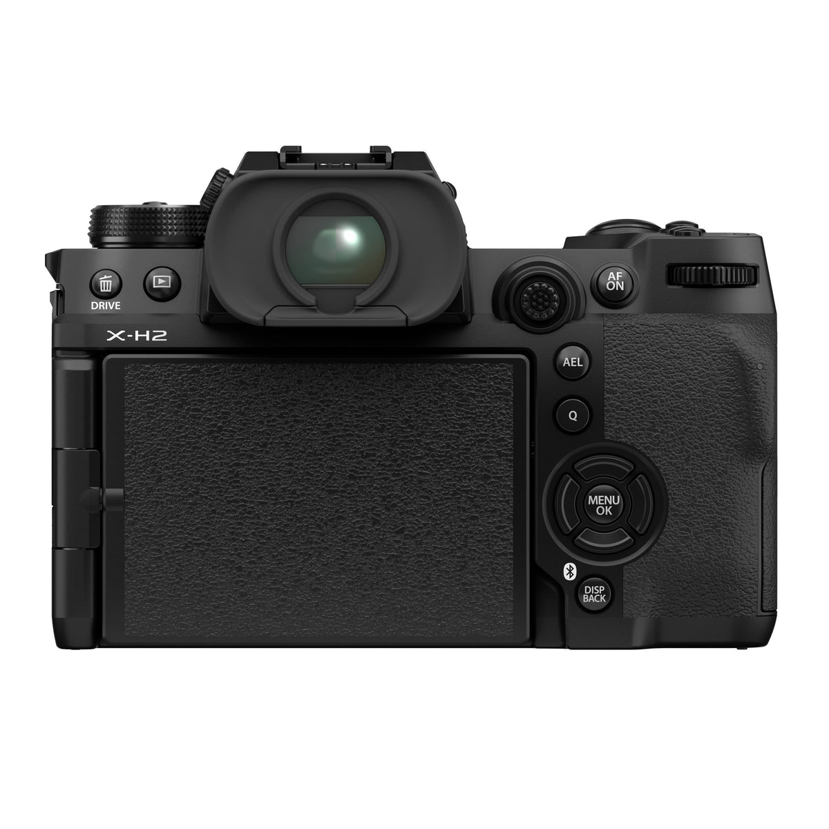 Fujifilm X-H2 — rear view