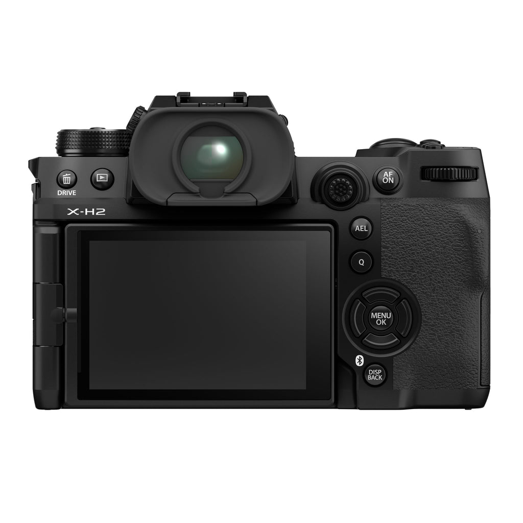 Fujifilm X-H2 — rear view
